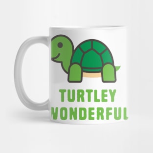 Funny Turtle Puns - Turtlely Wonderful Mug